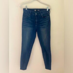Kut from the Kloth Women's High Rise Ankle Skinny  Blue Jeans Size 6